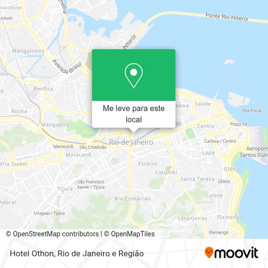 Hotel Othon mapa