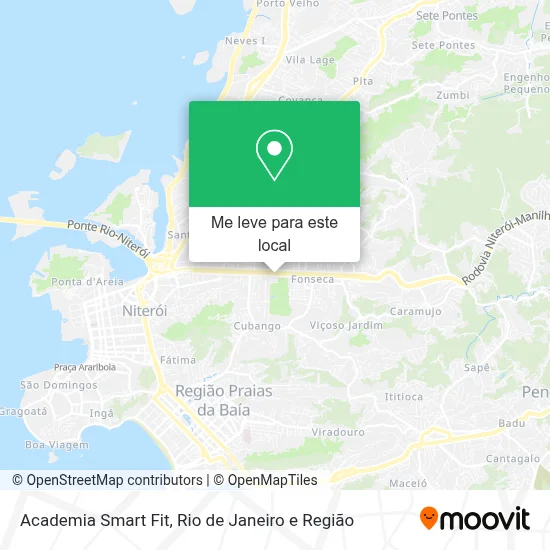 Academia Smart Fit mapa