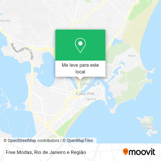 Free Modas mapa