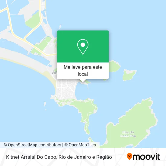 Kitnet Arraial Do Cabo mapa