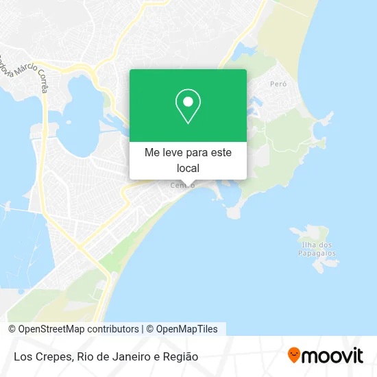 Los Crepes mapa