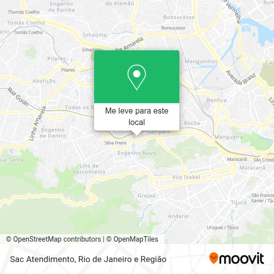 Sac Atendimento mapa
