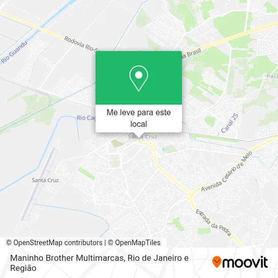 Maninho Brother Multimarcas mapa