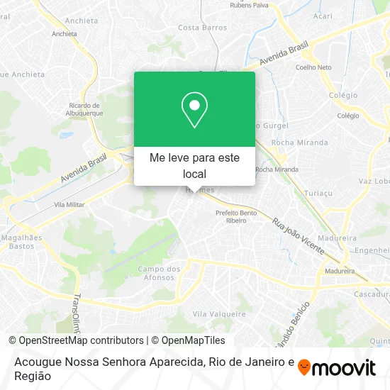 Acougue Nossa Senhora Aparecida mapa