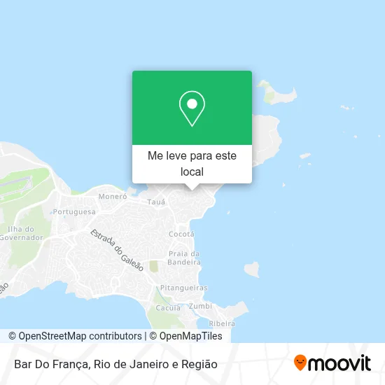 Bar Do França mapa