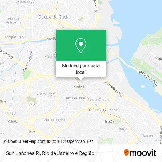 Suh Lanches Rj mapa