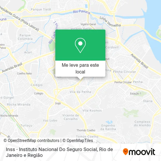 Inss - Instituto Nacional Do Seguro Social mapa