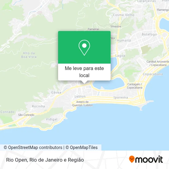 Rio Open mapa