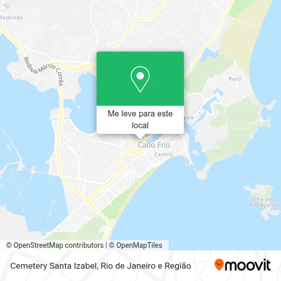 Cemetery Santa Izabel mapa