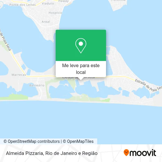 Almeida Pizzaria mapa