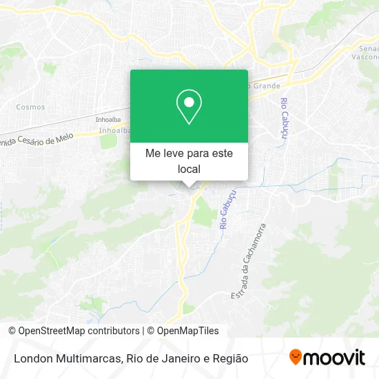 London Multimarcas mapa