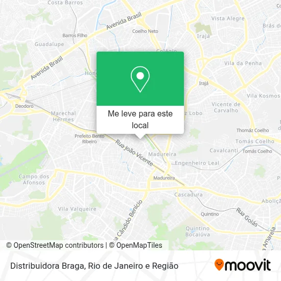 Distribuidora Braga mapa