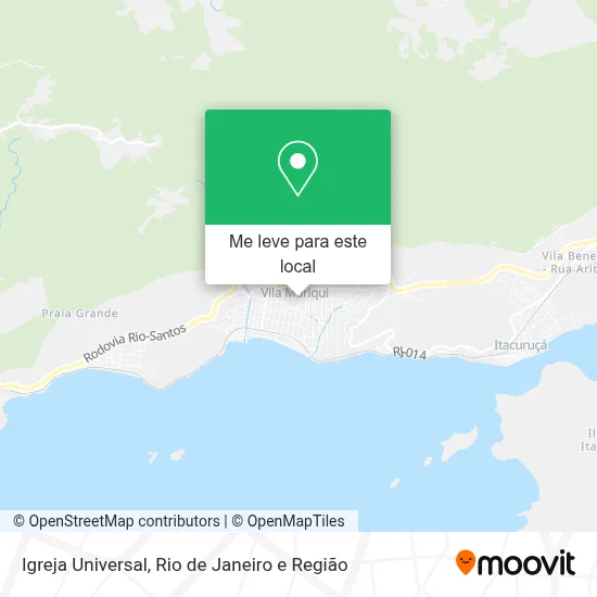 Igreja Universal mapa