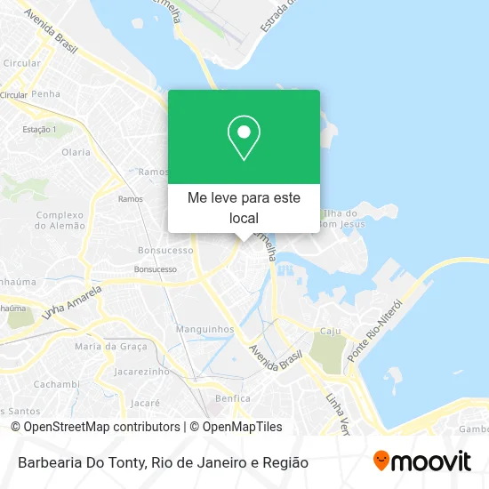 Barbearia Do Tonty mapa