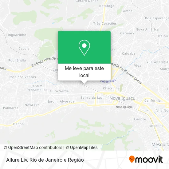 Allure Liv mapa