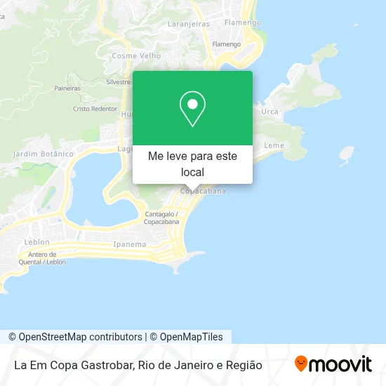 La Em Copa Gastrobar mapa