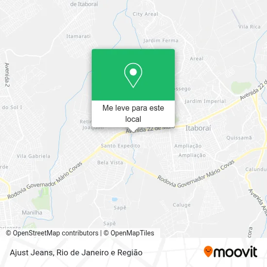 Ajust Jeans mapa