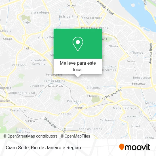 Ciam Sede mapa