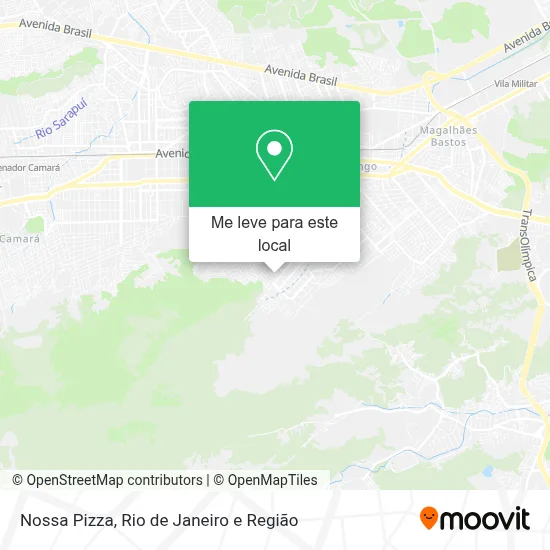Nossa Pizza mapa