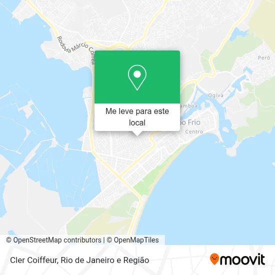 Cler Coiffeur mapa