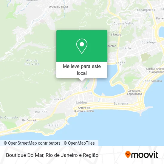 Boutique Do Mar mapa