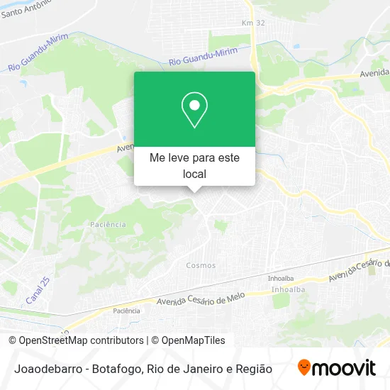 Joaodebarro - Botafogo mapa