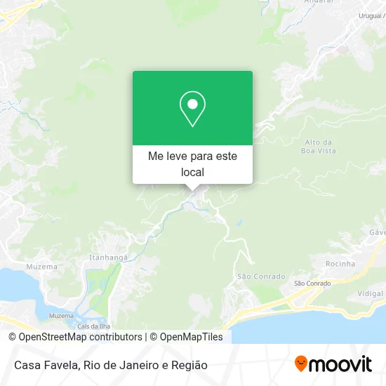 Casa Favela mapa