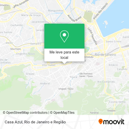 Casa Azul mapa