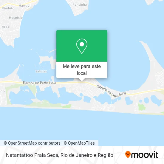 Natantattoo Praia Seca mapa