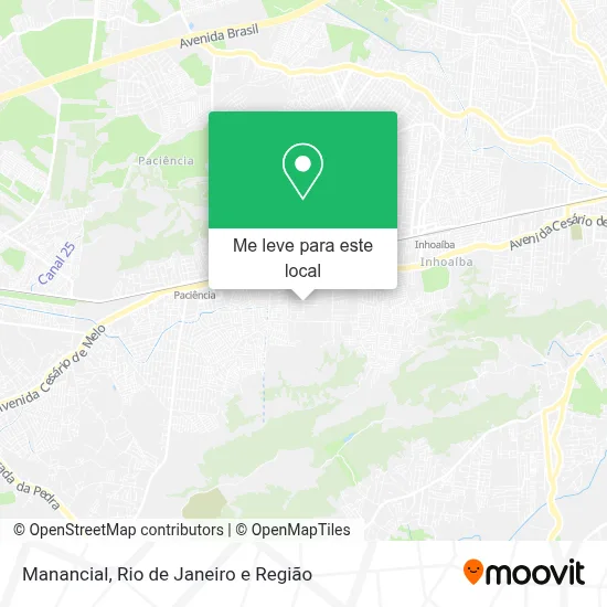 Manancial mapa