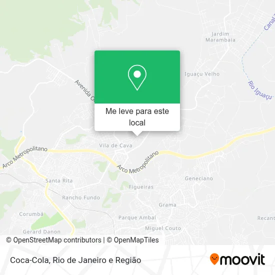 Coca-Cola mapa