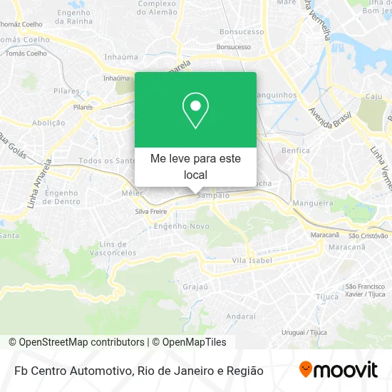 Fb Centro Automotivo mapa