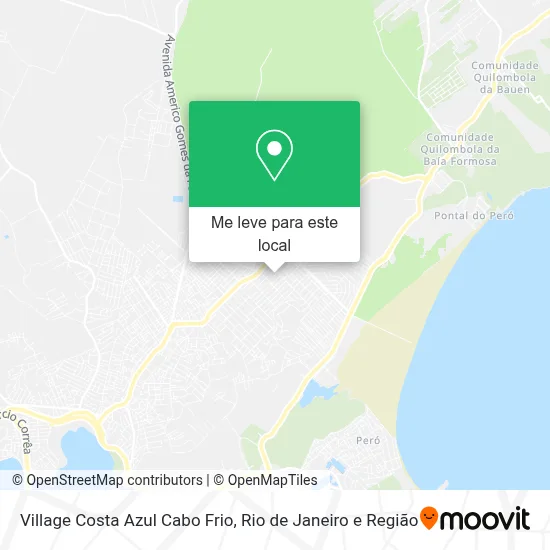 Village Costa Azul Cabo Frio mapa