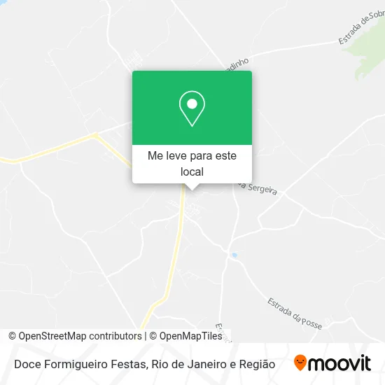 Doce Formigueiro Festas mapa
