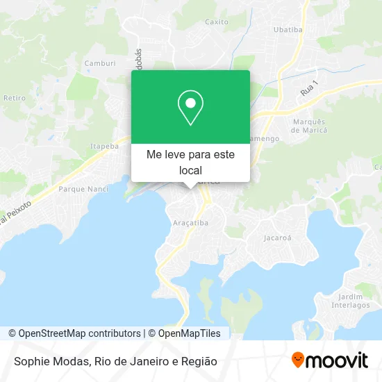 Sophie Modas mapa