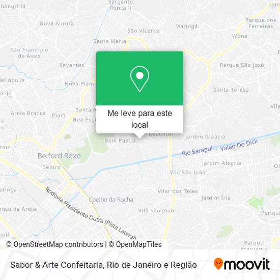 Sabor & Arte Confeitaria mapa
