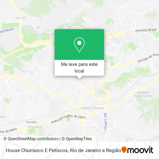 House Churrasco E Petiscos mapa