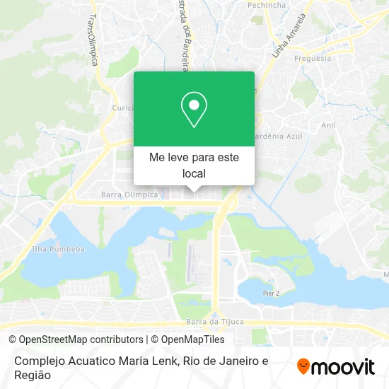 Complejo Acuatico Maria Lenk mapa