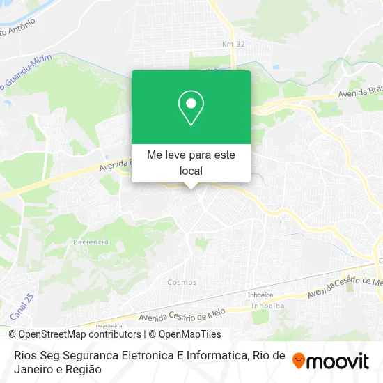 Rios Seg Seguranca Eletronica E Informatica mapa