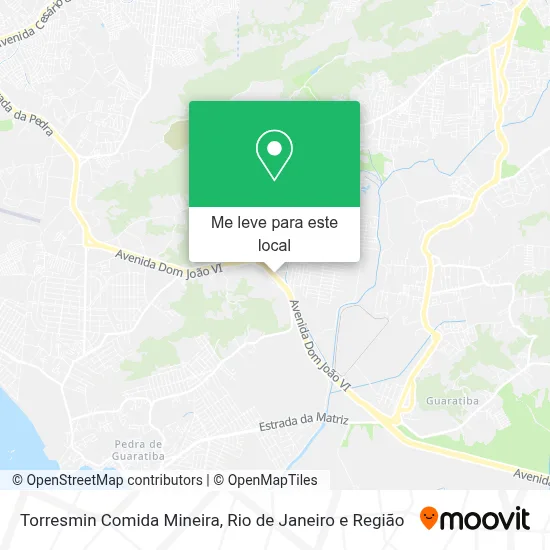 Torresmin Comida Mineira mapa