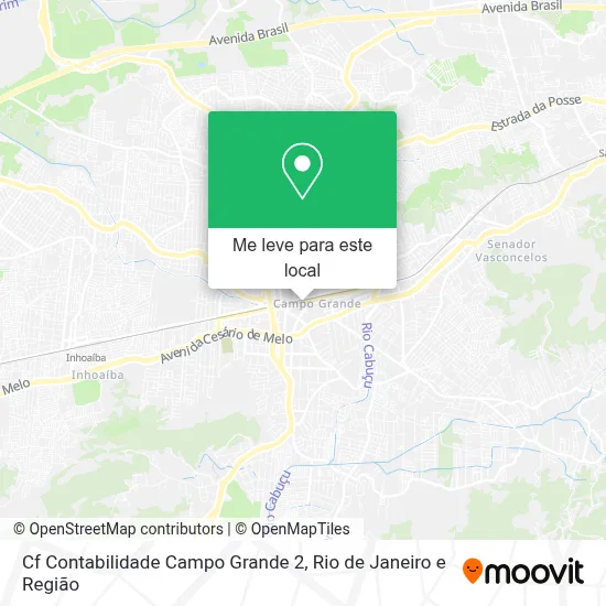 Cf Contabilidade Campo Grande 2 mapa