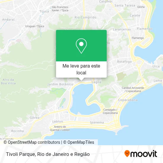 Tivoli Parque mapa