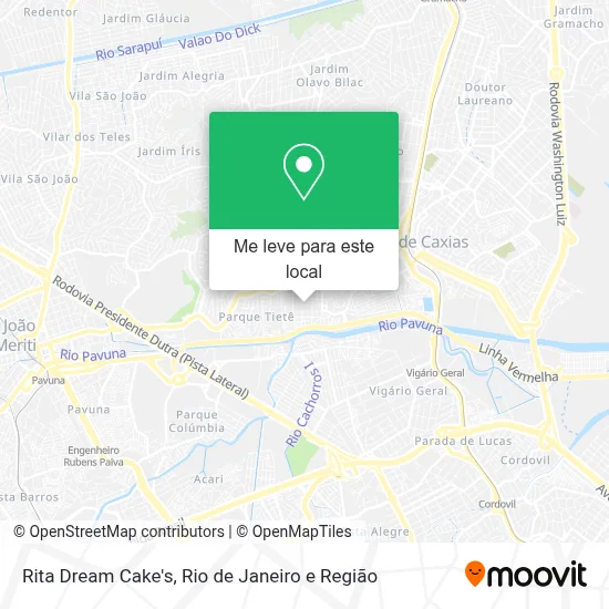 Rita Dream  Cake's mapa