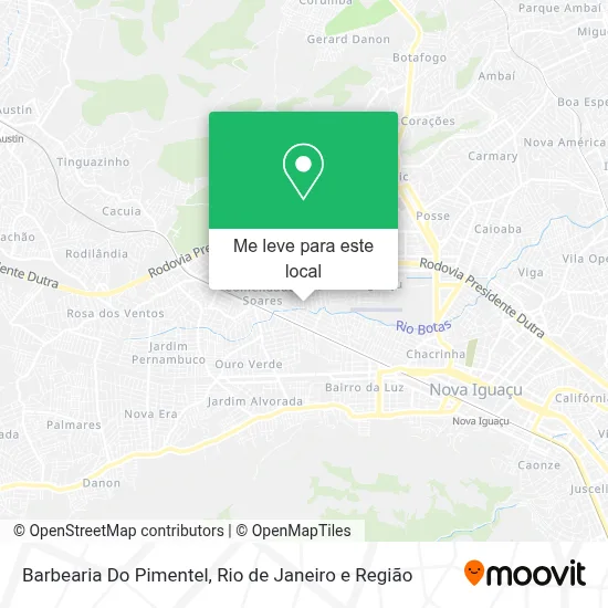 Barbearia Do Pimentel mapa