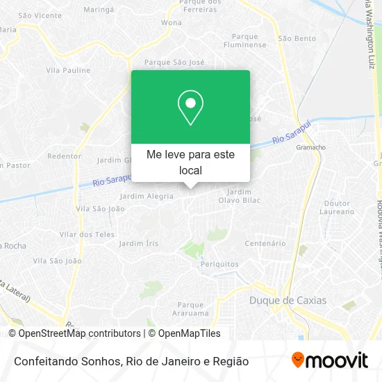 Confeitando Sonhos mapa