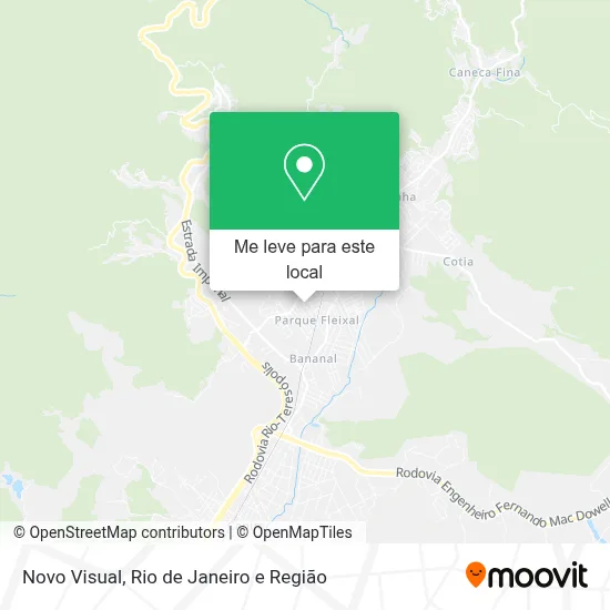 Novo Visual mapa