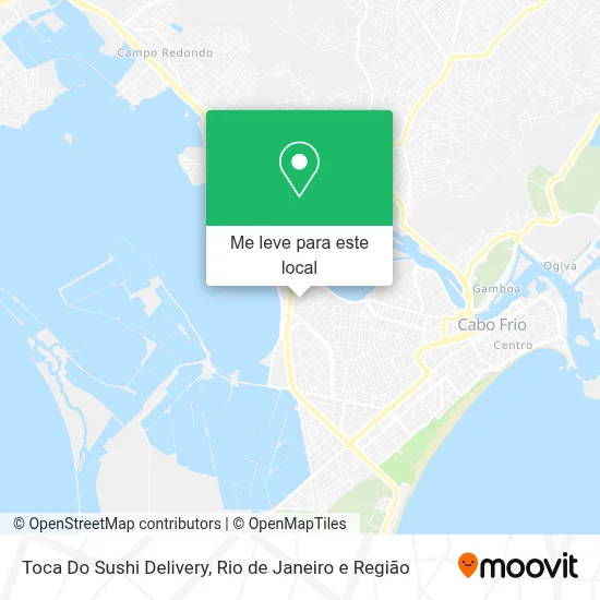 Toca Do Sushi Delivery mapa