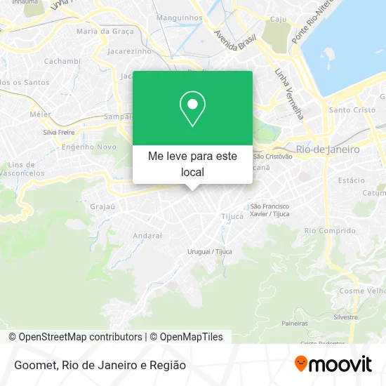 Goomet mapa