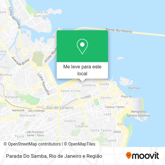 Parada Do Samba mapa