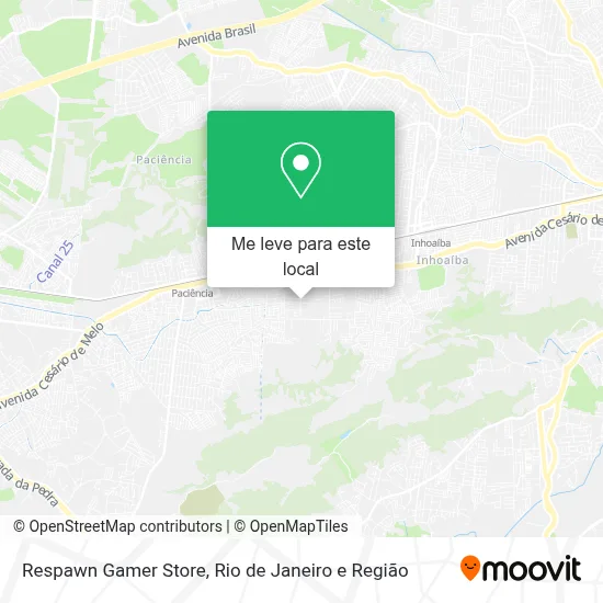 Respawn Gamer Store mapa